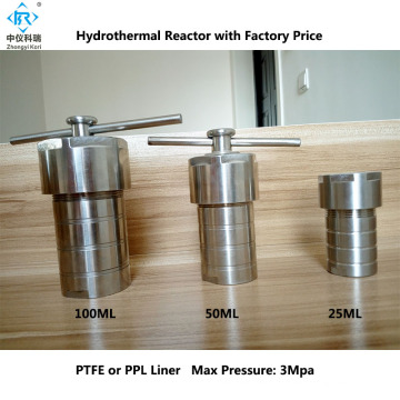 100ml Laborreaktor für hydrothermale Synthese im Autoklaven